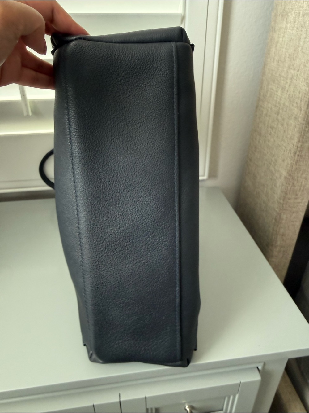 PORTLAND LEATHER GOODS VERONA tote in night owl. Premium. - Picture 6 of 12